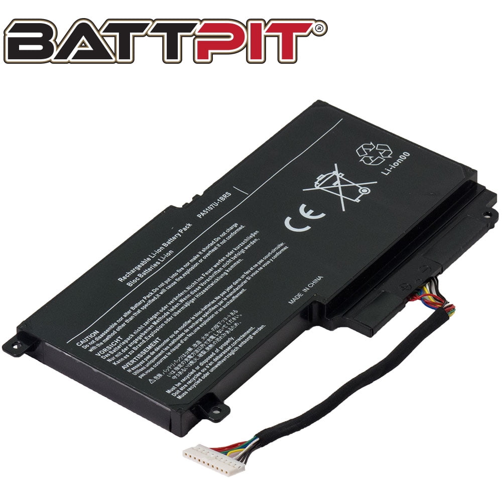 BattPit: Laptop Battery Replacement for Toshiba Satellite P55-A5312,  P000573230, PA5107U-1BRS, TB011207-PRR14G01 (14.4V 2838mAh 43Wh) -  Walmart.com