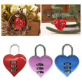 thumbnail image 2 of Cadenas Cœur code 3 Chiffres Combinaison en Forme de Cœur Sécurité Boîte à Amour Verrouillage Rouge, 2 of 5
