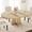 Oak, variant on Extendable Round Dining Table, 47"-63" Adjustable Dinner Table for 4-8,Farmhouse Kitchen Table for Dining Room Living Room