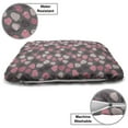 thumbnail image 3 of Romantic Pet Bed, Valentines Day Low-Poly Art Deco Heart Shapes and Inner Stripes Celebration, Resistant Pad for Dogs and Cats Cushion with Removable Cover, 24" x 39", Pink Grey Pearl, by Ambesonne, 3 of 4