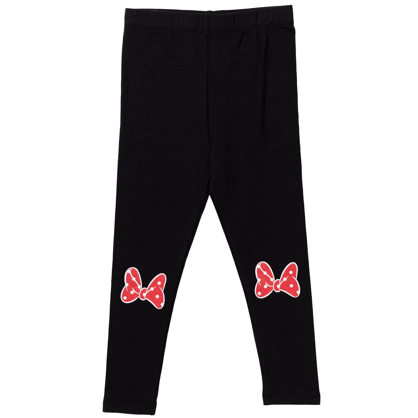 Disney Minnie Mouse Little Girls Vest Cosplay T-Shirt and Leggings 3 Piece Outfit Set Infant to Big Kid