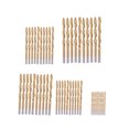 thumbnail image 4 of Juego de brocas HSS recubiertas de titanio, 60 piezas, plástico, madera, metal, 1,0-3,5 mm 1.0mm-3.5mm kusrkot Brocas HSS con vástago reducido, 4 of 5