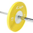 thumbnail image 2 of CAP 2" Olympic Competition Rubber Bumper Weight Plate with Steel Hub, 15 KG (33 lbs) Single, 2 of 6