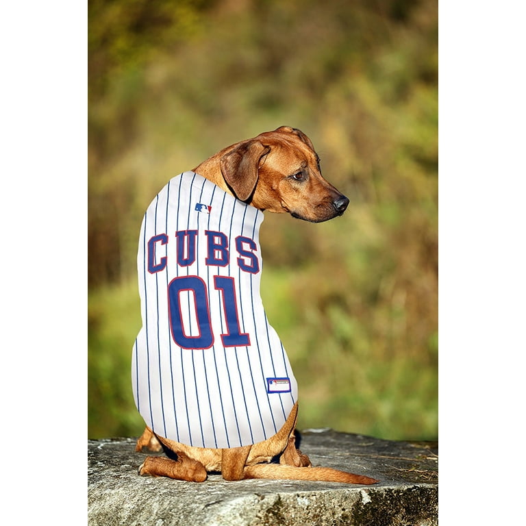 Pets First MLB Chicago Cubs Mesh Jersey for Dogs and Cats - Licensed Soft  Poly-Cotton Sports Jersey - Large