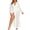 White, variant on Sheer Mesh Sexy Maxi Dress Gown for Women Lantern Sleeve Kimono Robe Swimsuit Coverup Lingerie Sleepwear