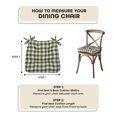 thumbnail image 3 of Buffalo Check 2-Pack Chaise Pad, Sauge-Blanc, 16x15x3 Pouces, 3 of 5