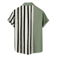 thumbnail image 3 of Pompotops Chemise à Manches Courtes à Motif Imprimé Décontracté pour Hommes en Solde, 3 of 4