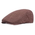 thumbnail image 2 of SikaFu Breathable Summer Beret Female Cabbie Driver Ivy Flat Cap Cotton Linen Men Women Beret Cap Artist Painter Newsboy Cap Hat, 2 of 6