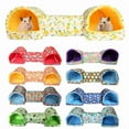 thumbnail image 3 of Guinea Pig Baby Hidden Tunnel Bed - Washable Polyester Small Animal House/Cave All-Season Comfort for Rabbits, Ferrets, Hamsters Pet Game & Rest Space, 3 of 7