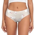 thumbnail image 1 of Fotbe Beautiful Rabbit Calzones Estampados para Mujer – Ropa Interior de Algodón, Cómoda, Suave y Elástica-X-Large, 1 of 6