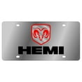 thumbnail image 1 of Hemi Logo License Plate, 1 of 4