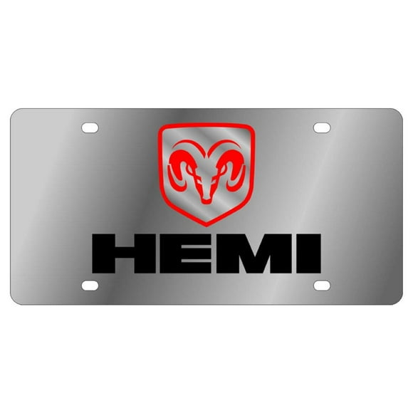 Hemi Logo License Plate