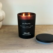Allswell Serene (Palo Santo + Sage + Incense) Scented 2-Wick Spa Jar Candle 15oz.