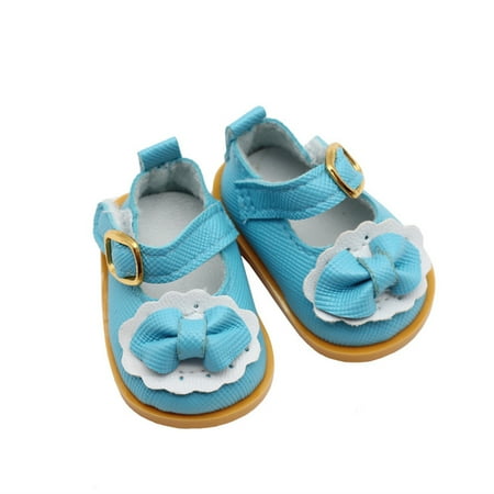 

Kaola 1 Pair Lovely Doll Shoes Casual Design Fashionable Bow Knot Girl Doll Shoes for Decoration