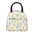 thumbnail image 2 of Haiem Snake And Cactus Printed Lunch Bag Women, Lunch Box Lunch Bag for Women, Small Leakproof Cute Lunch Tote Large Capacity Reusable Insulated Cooler Lunch Container, 2 of 6