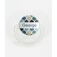 thumbnail image 2 of Personalized Name Boys Bright Moroccan Tile Pacifier Clip, 2 of 3