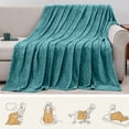 thumbnail image 3 of Queen Size Soft Fleece Blanket Throw Blankets for Couch & Bed,Luxury Plush Fuzzy Flannel Blanket,Breathable Microfiber Throws Rug,Super Soft Warm Lightweight Throw Blanket for Travel, 3 of 7