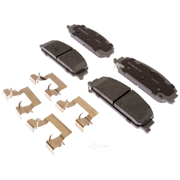ACDelco Disc Brake Pad Set Fits select: 2008-2009 PONTIAC G8 GT, 2012 CHEVROLET CAPRICE