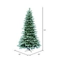 thumbnail image 3 of Vickerman 6.5' Frosted Balsam Fir Artificial Christmas Tree, Unlit, 3 of 5