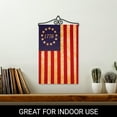 thumbnail image 5 of G128 Combo Pack Garden Flag Hanger 14IN & Garden Flag Betsy Ross 1776 Tea Stained 12x18IN Printed Double Sided Blockout Fabric, 5 of 9