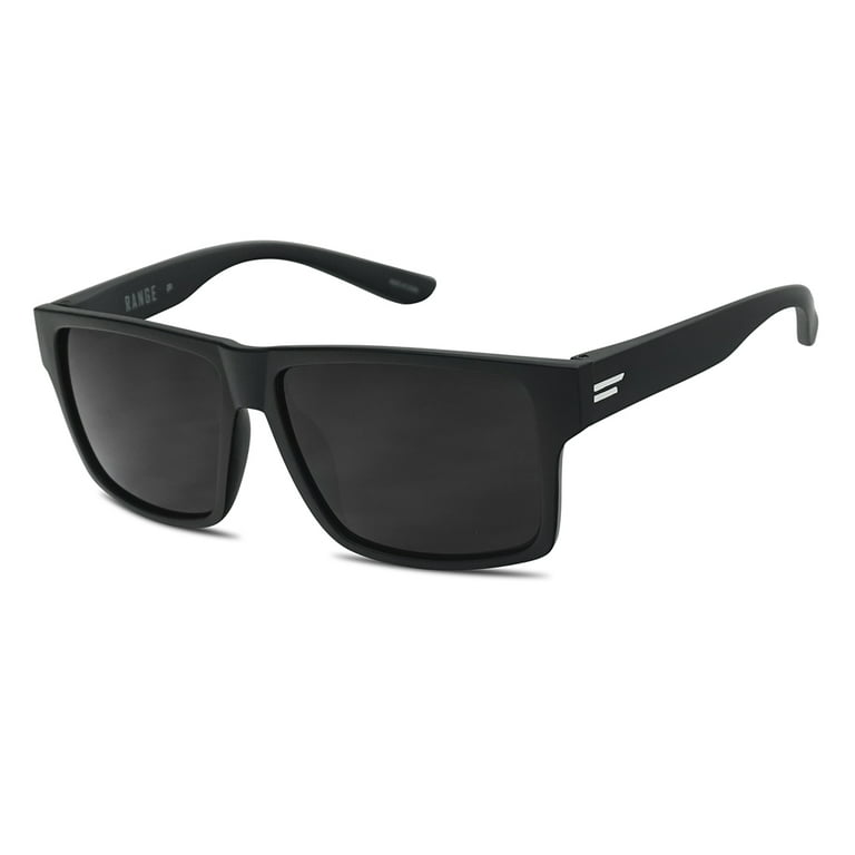TOROE Matte Black TR90 Frame Unbreakable Polarized RANGE Sunglasses with  Hydrophobic AR Coated Lenses