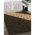 thumbnail image 2 of Ahgly Company Indoor Square Patterned Copper Brown Area Rugs, 7' Square, 2 of 6
