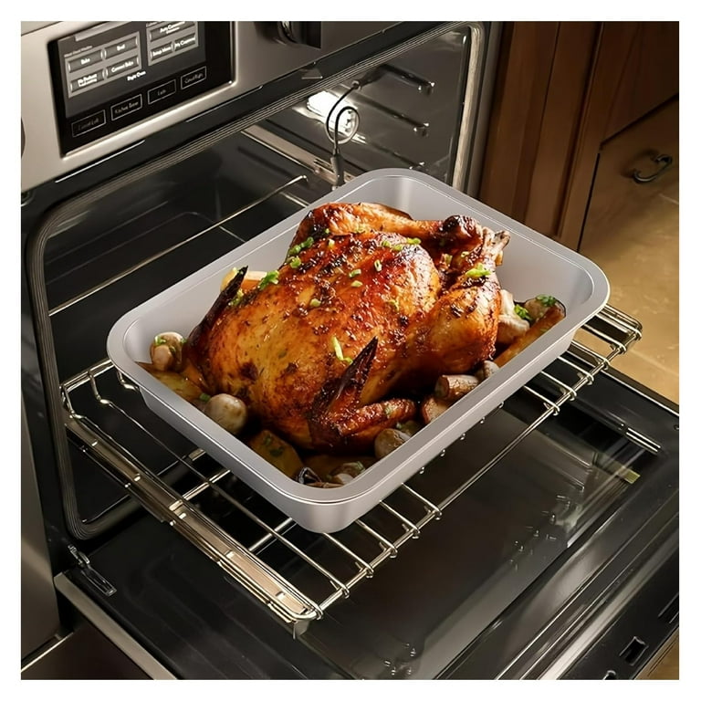 Roasting Pan Heavy Duty Stainless steel Turkey Pans for Oven