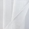 thumbnail image 5 of Ton‘y's Collection 4 Panels Fancy Slub Bamboo Solid Color Sheer Window Curtains Elegant Window Voile Panels/Drapes/Treatment for Bedroom Living Room, 5 of 5