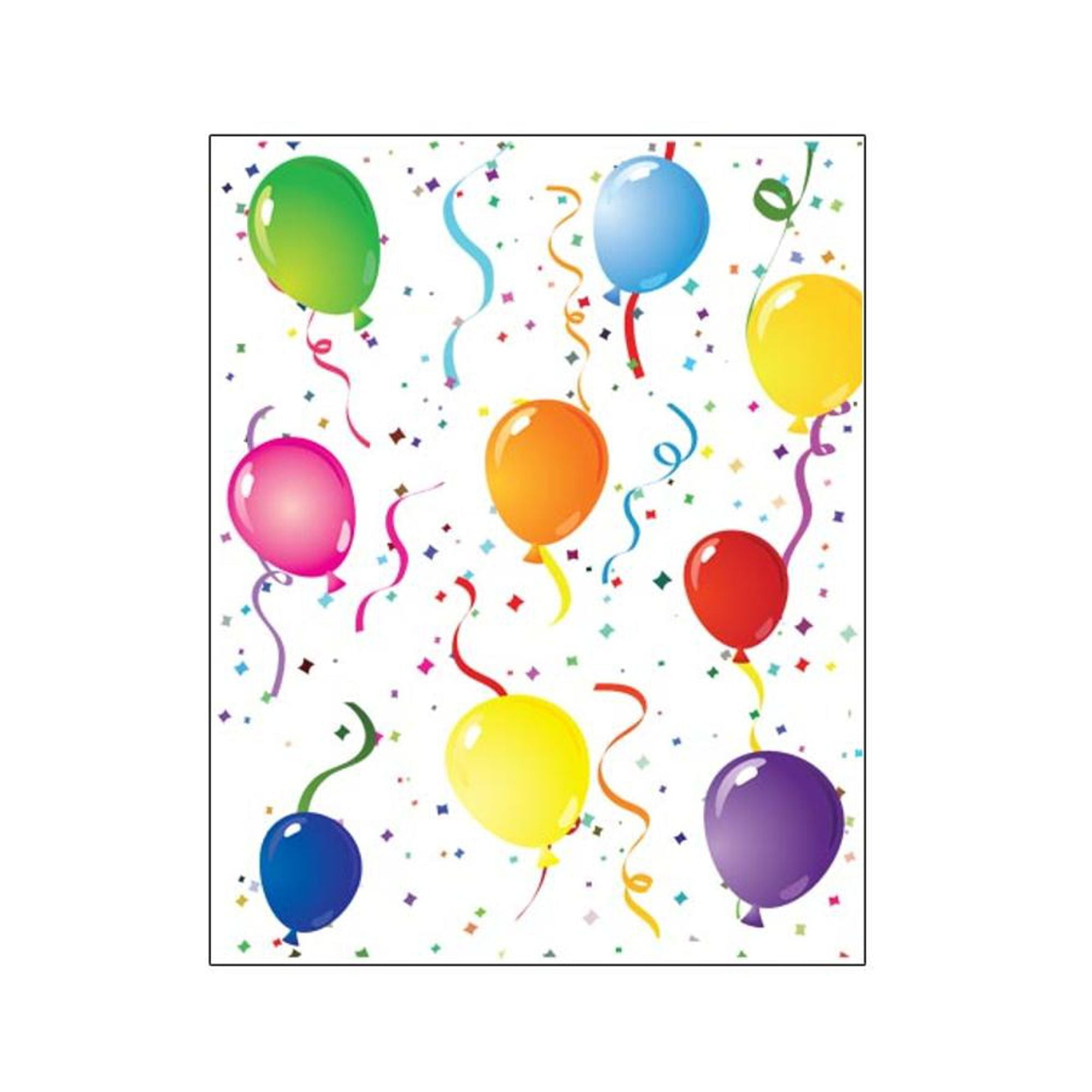 16.5 Extra Large Gift Bags for Birthday Party with Tissue Paper(2 Pack,  Balloon