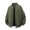 Army Green, variant on Men Jackets Solid Color Loose Full Zip Jacket Multiple Pockets Long Sleeve Casual Top