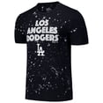 thumbnail image 2 of Men's Majestic Threads Black/White Los Angeles Dodgers Splatter T-Shirt, 2 of 3