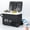 Black&White, variant on TABU 49QT(45L) Electric Cooler,12V Portable Car Refrigerator with Dual Zone,Independent Temperature Control,Grey&White