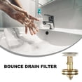 thumbnail image 3 of BESTYASH 1Ud Tapón Pop-Up Para Lavabo Dorado En Material Robusto Uso Hogar Y, 3 of 7