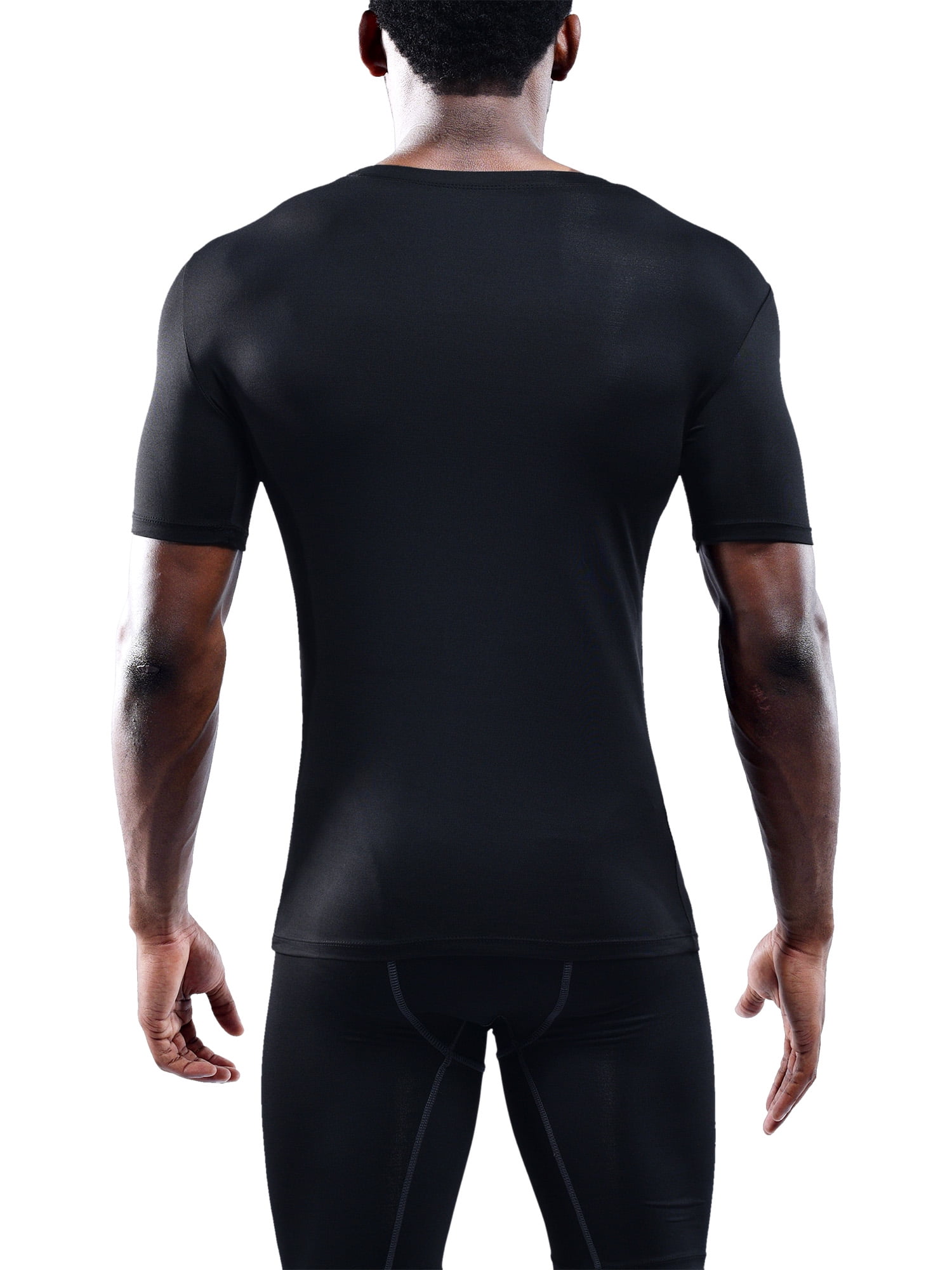 Neleus Men's 3 Pack Compression Workout Long Sleeve Shirts,5030