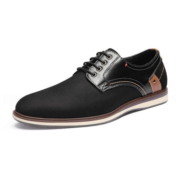 Zapatos Oxford Casual para Hombre Bruno Marc LG19012M Negro Talla 8.5