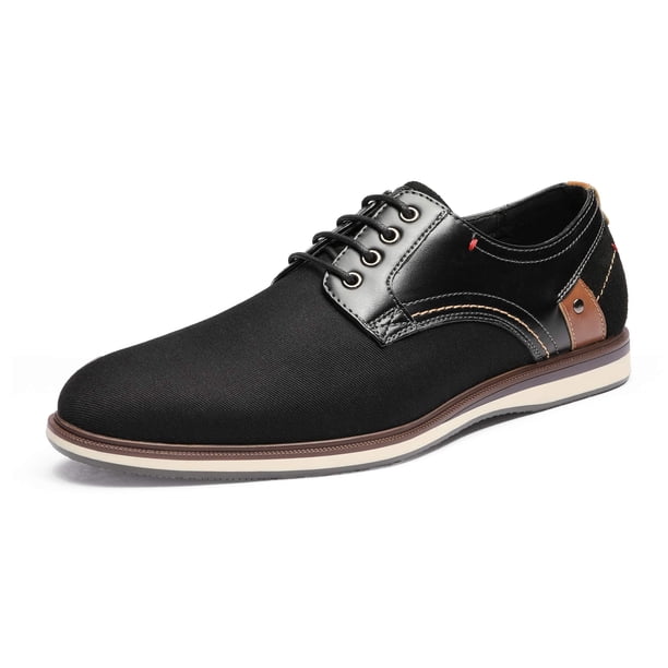 Zapatos Oxford Casual para Hombre Bruno Marc LG19012M Negro Talla 7
