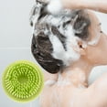 thumbnail image 2 of Unique Bargains 1 Pc Round Hair Shampoo Brush for Head Massage 2.83"x3.15" Green, 2 of 6