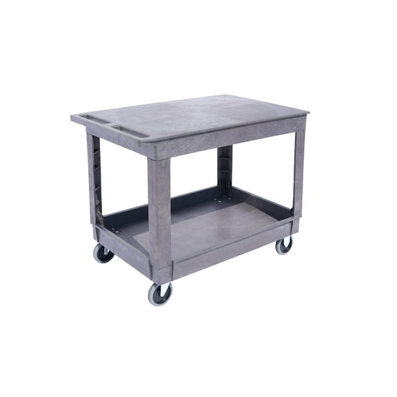 Utility Cart, 500 lb. Load Cap. Flat top, 40.24x25.59x32.83 in (Gray)