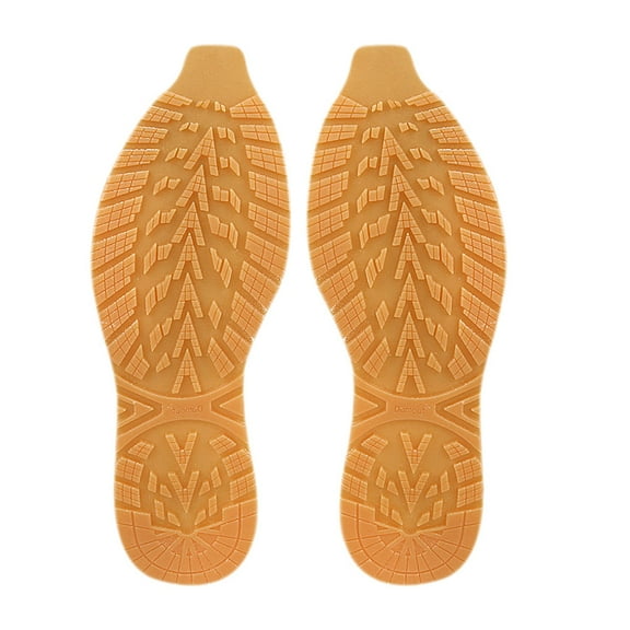 Amosfun Shoe Sticker Shoe Sole Pad Orange Rubber 1 Pair