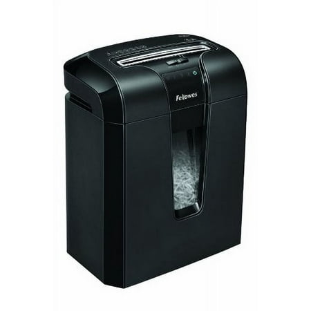Fellowes Powershred 63Cb 10-Sheet Cross-Cut Paper and Credit Card Shredder with Jam Blocker Technology (4600001)
