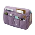 thumbnail image 4 of Quilted Armrest Storage for Sofa Couch 5 Tone Selection Tear Resistant Fabric Multipurpose Home Office, 4 of 10