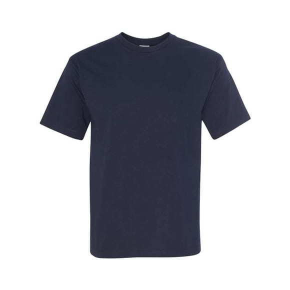 Camiseta de Manga Corta Bayside Apparel 100% Algodón Fabricada en EE. UU. 5040 Azul Marino Oscuro