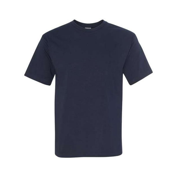 Camiseta de Manga Corta Bayside Apparel 100% Algodón Fabricada en EE. UU. 5040 Azul Marino Oscuro