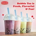 thumbnail image 6 of (2 pack) POCAS Bubble Tea DIY Kit, 12 pk, Strawberry Flavor, Instant Milk Tea Powder with Tapioca Pearls, 6 of 7