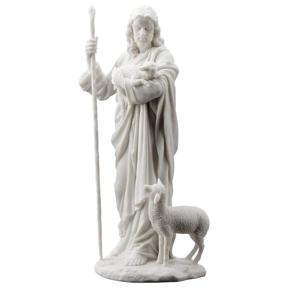Jesus The Good Statue Sculpture 11 ½-Inch (White)