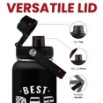 thumbnail image 4 of Botella de agua SANDJEST Best Dad Ever de acero inoxidable 950 ml, 4 of 7