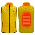 thumbnail image 2 of 2025 Heated Jacket for Boys Girls Usb Intelligent Constant Temperature Heated Windproof Plus Size Coat for Children Winter 2 Heated Jacket Coat Yellow, 2 of 9