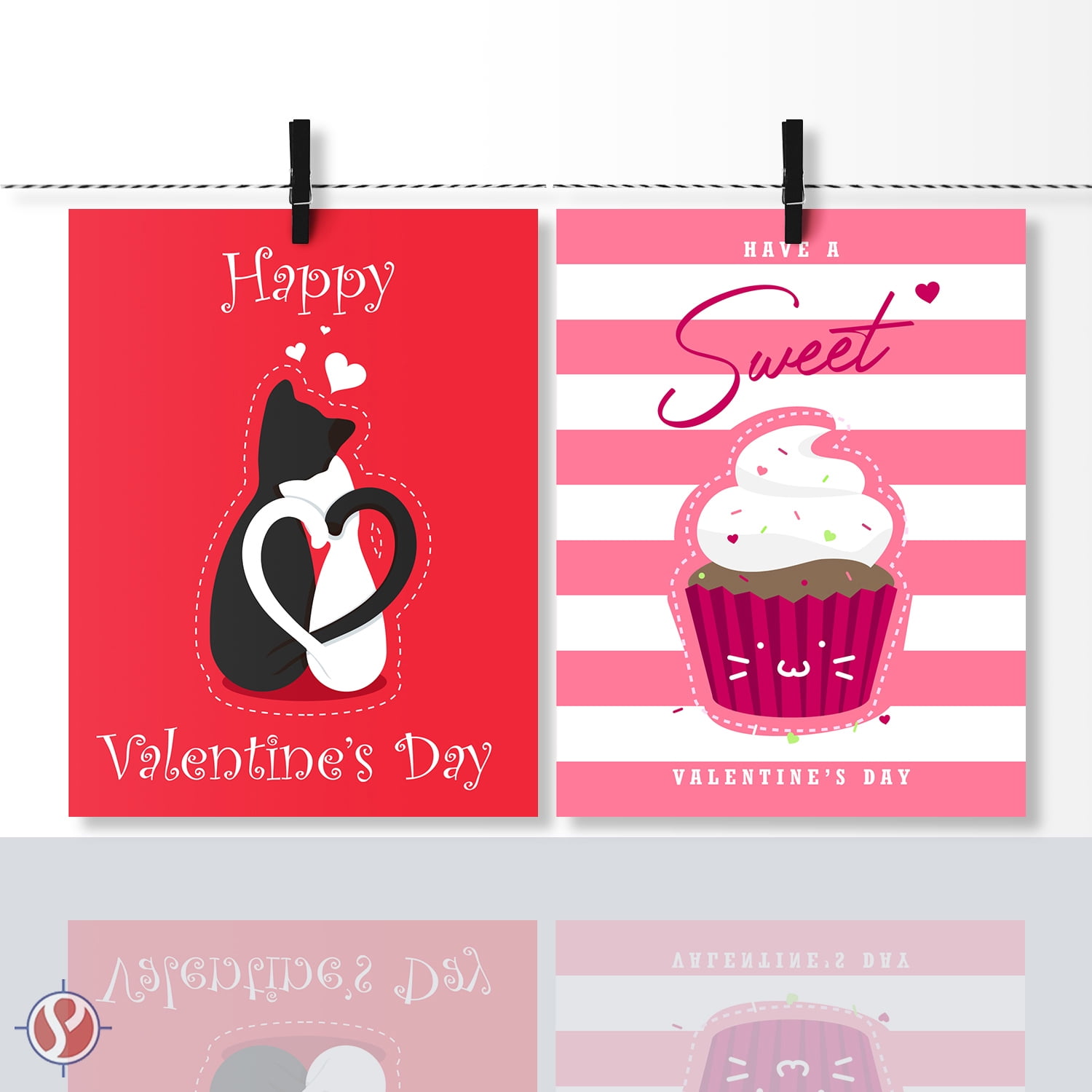 Valentine's Day Colored Card Stock Paper, Red & Pink 8.5 x 11" Cardstock for Greeting Cards, Art & Crafts, Invitations | 65lb Cover, Printer Compatible | 25 Red, 25 Pink (50 Sheets Total)