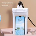 thumbnail image 4 of Waterproof Phone Pouch Fastener Tape Touchscreen Clear Window Leakproof Lanyard PVC  Phone Dry Bag Case Protector Phone Accessories, 4 of 6