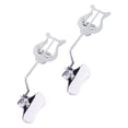 thumbnail image 3 of KAKOWELY Trombone Sheet Music Clip 2pcs Universal Trombone Score Clips Music Note Clips for Musicians (Silver)7.28"X1.97"X0.39", 3 of 5